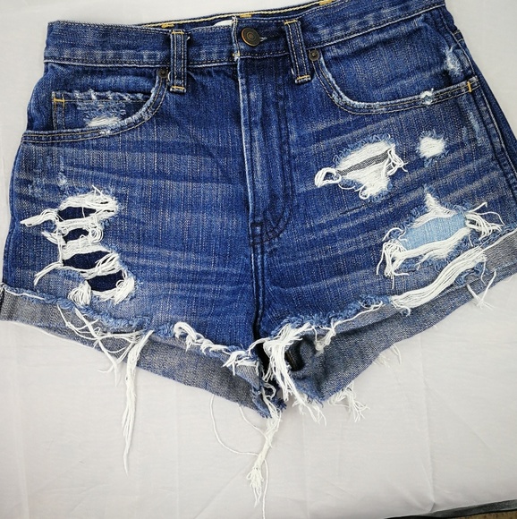 Abercrombie womens jean shorts Clearance